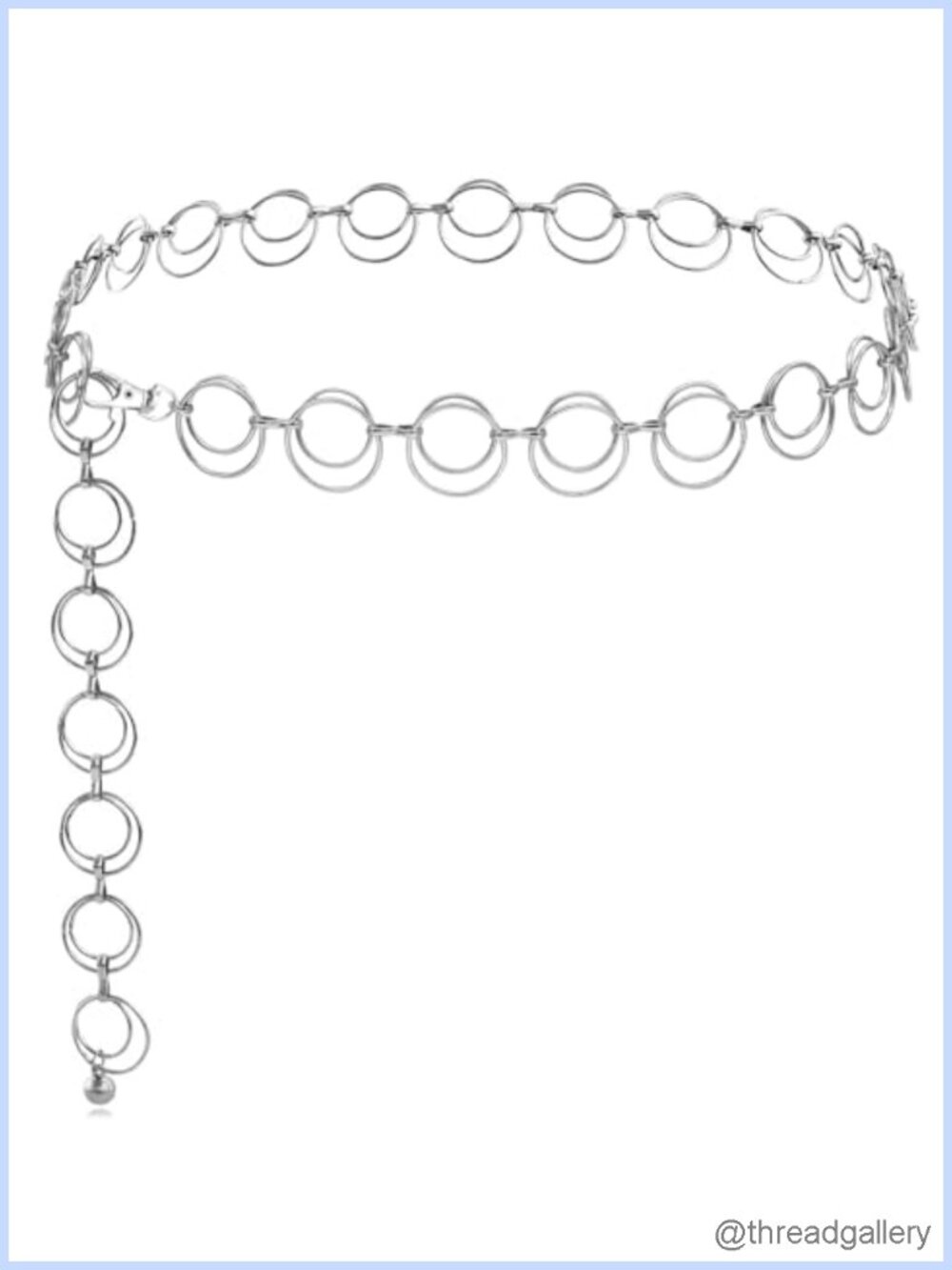 Adjustable Metal Waist Chain Lobster Clasp Body Jewelry for Jeans